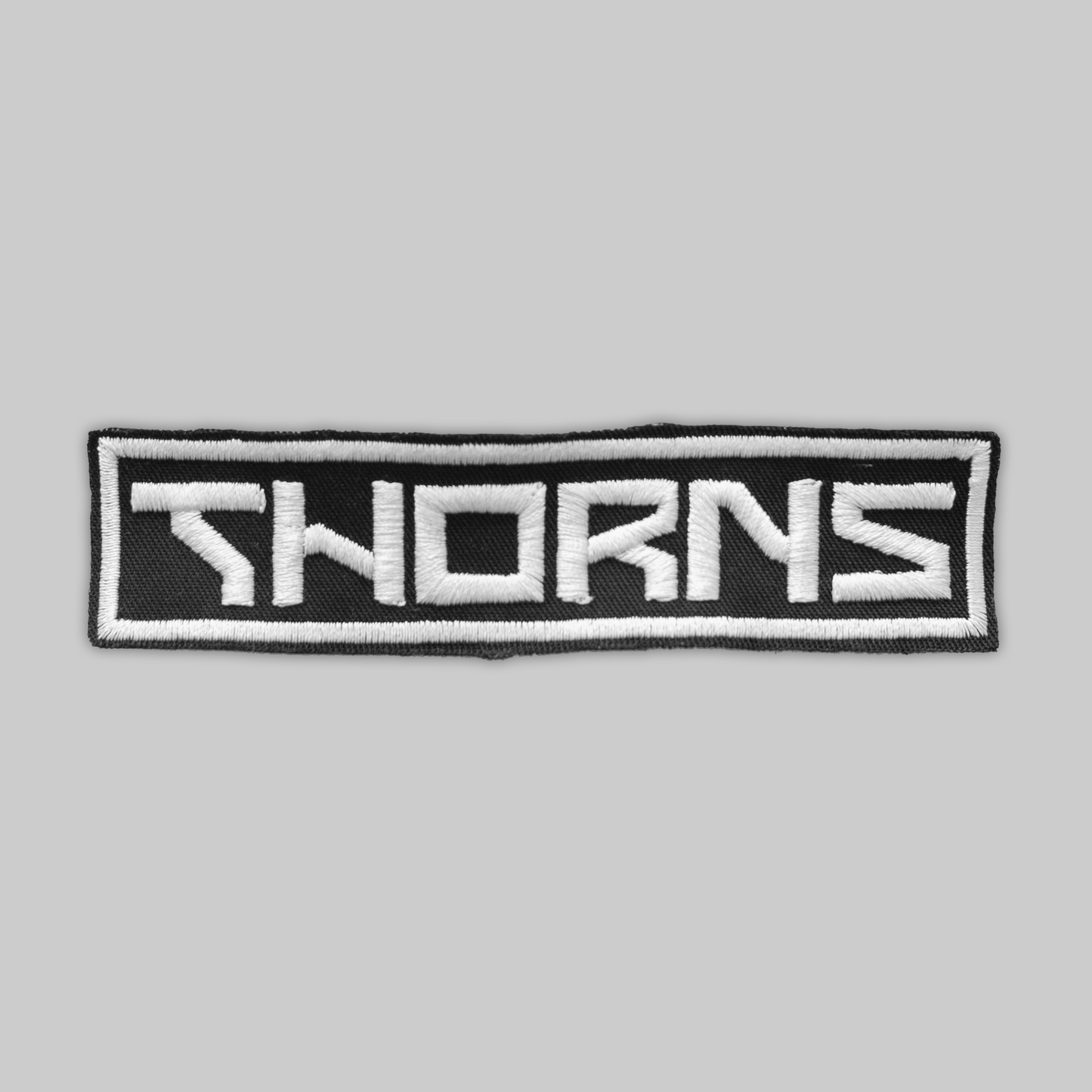 Woven Thorns patch - white