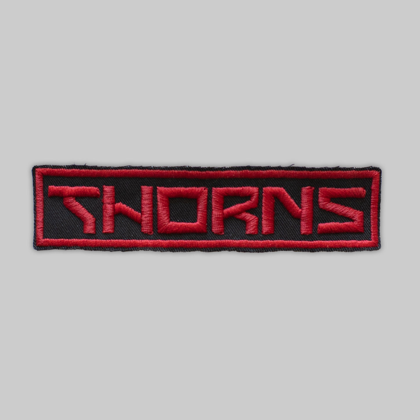 Woven Thorns patch - red
